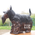 Outdoor Garden Ornament decoration animal sculpture bronze dog statue